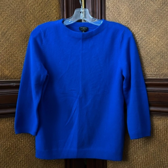Talbots Sweaters - Talbots royal blue pure cashmere sweater size me petite​​​